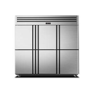 PHIYOND SM-1870 6-Door Stainless Steel Commercial Upright Refrigerator